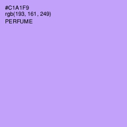 #C1A1F9 - Perfume Color Image