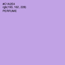 #C1A2E4 - Perfume Color Image