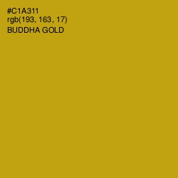 #C1A311 - Buddha Gold Color Image