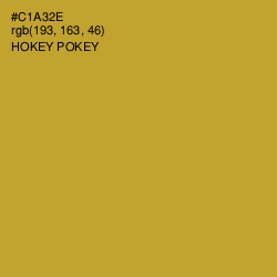 #C1A32E - Hokey Pokey Color Image