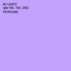 #C1A3FD - Perfume Color Image