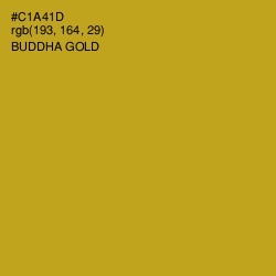 #C1A41D - Buddha Gold Color Image