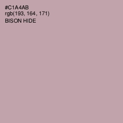 #C1A4AB - Bison Hide Color Image