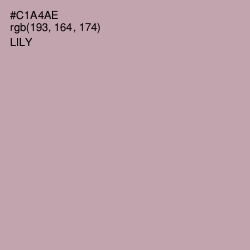 #C1A4AE - Lily Color Image