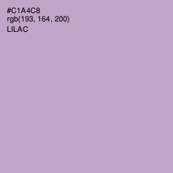 #C1A4C8 - Lilac Color Image