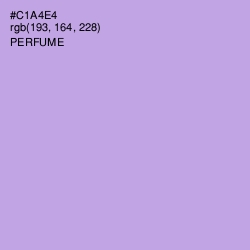 #C1A4E4 - Perfume Color Image