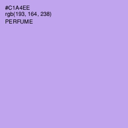 #C1A4EE - Perfume Color Image
