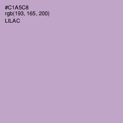 #C1A5C8 - Lilac Color Image