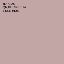 #C1A6A5 - Bison Hide Color Image