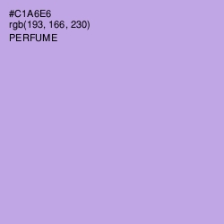 #C1A6E6 - Perfume Color Image