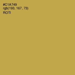 #C1A749 - Roti Color Image