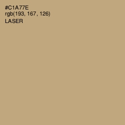 #C1A77E - Laser Color Image