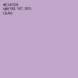 #C1A7C9 - Lilac Color Image