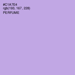 #C1A7E4 - Perfume Color Image