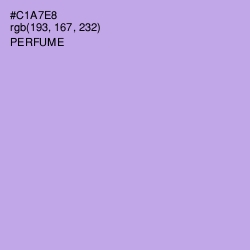 #C1A7E8 - Perfume Color Image