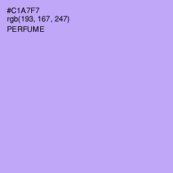 #C1A7F7 - Perfume Color Image