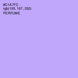 #C1A7FC - Perfume Color Image