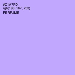 #C1A7FD - Perfume Color Image