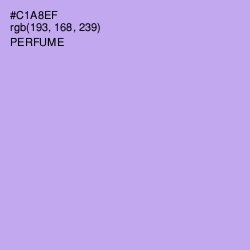 #C1A8EF - Perfume Color Image