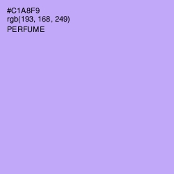 #C1A8F9 - Perfume Color Image