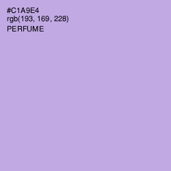 #C1A9E4 - Perfume Color Image