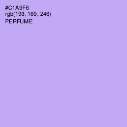 #C1A9F6 - Perfume Color Image