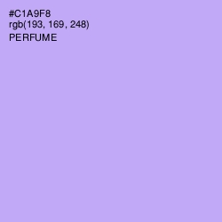 #C1A9F8 - Perfume Color Image