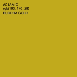 #C1AA1C - Buddha Gold Color Image