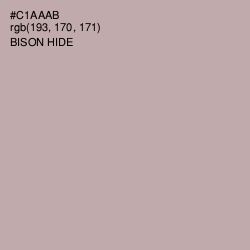 #C1AAAB - Bison Hide Color Image