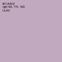 #C1AAC0 - Lilac Color Image