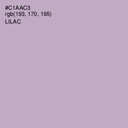 #C1AAC3 - Lilac Color Image