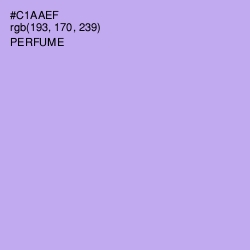 #C1AAEF - Perfume Color Image
