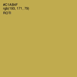 #C1AB4F - Roti Color Image