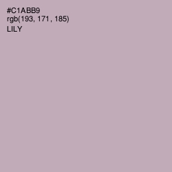 #C1ABB9 - Lily Color Image