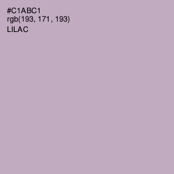 #C1ABC1 - Lilac Color Image