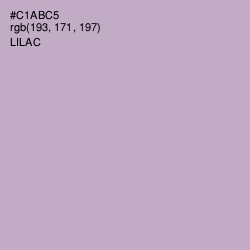 #C1ABC5 - Lilac Color Image