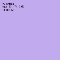 #C1ABEE - Perfume Color Image