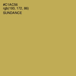 #C1AC56 - Sundance Color Image