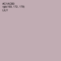 #C1ACB3 - Lily Color Image