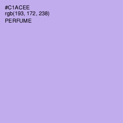 #C1ACEE - Perfume Color Image