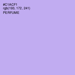 #C1ACF1 - Perfume Color Image