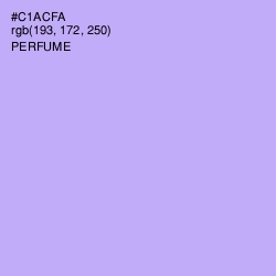 #C1ACFA - Perfume Color Image