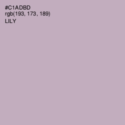 #C1ADBD - Lily Color Image