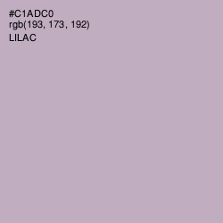 #C1ADC0 - Lilac Color Image