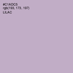 #C1ADC5 - Lilac Color Image