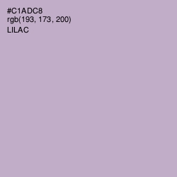 #C1ADC8 - Lilac Color Image