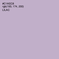 #C1AEC8 - Lilac Color Image