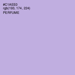 #C1AEE0 - Perfume Color Image