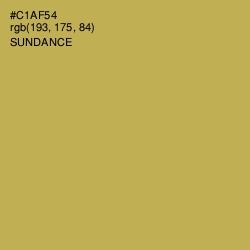 #C1AF54 - Sundance Color Image