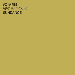 #C1AF55 - Sundance Color Image